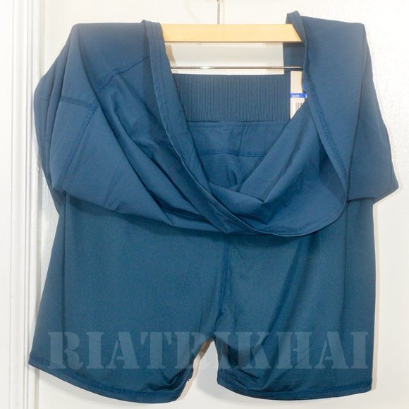 NWT 32 Degrees ladies flowy woven lightweight skorts BLUE - Picture 3 of 3